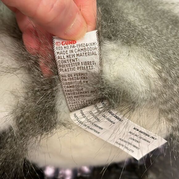 White Owl Hibou By GUND Plush Toy Animal 10" Bird Snowy Owl #6058954 - Picture 8 of 10